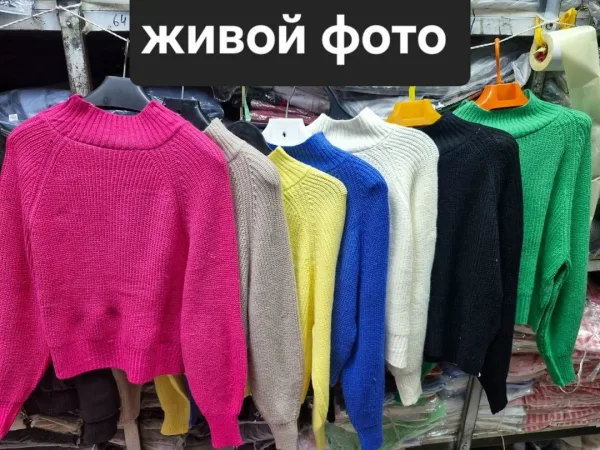 Свитер женский из вязаного кашемира — фото 6