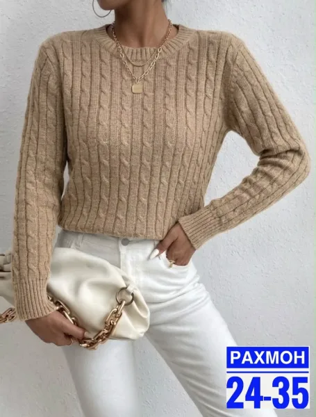 Снова радуем вас новой великолепной коллекцией вязаных свитеров с необычным узорам — фото 2