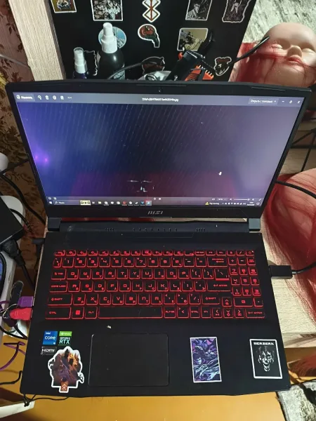 Msi Gf66 Katana Продам 15.6 Ноутбук MSI GF66 Katana 12UE-868XRU — фото 2