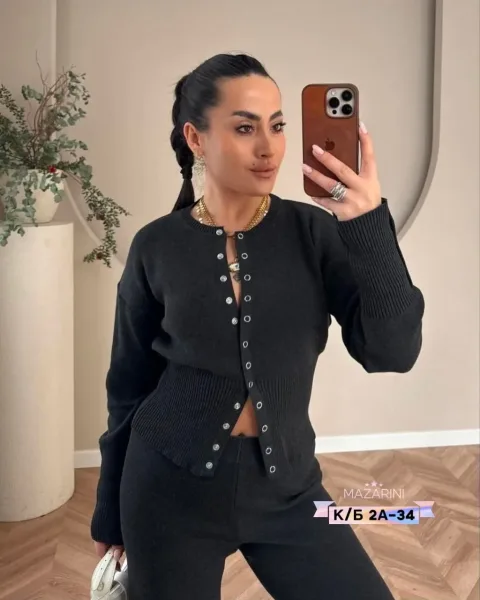 Костюм трикотаж лапша — фото 5