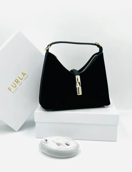 Сумка FURLA из натуральной замши — фото 5