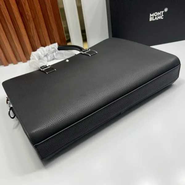 Мужская сумка Mont Blanc кожа под крокодил — фото 6