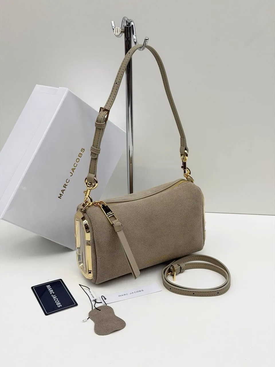 Сумка Marc Jacobs кожа и замша — фото 2