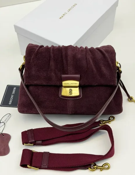 Сумка MARC JACOBS из замши и кожи — фото 9