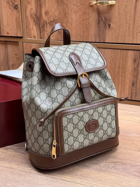 Рюкзак Gucci из натуральной кожи — фото 1