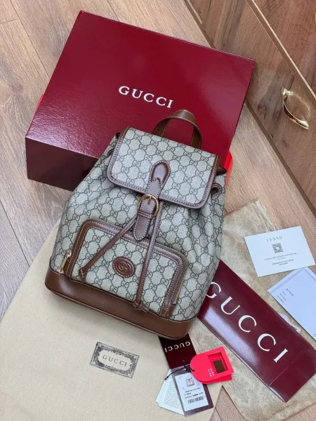 Рюкзак Gucci из натуральной кожи — фото 2