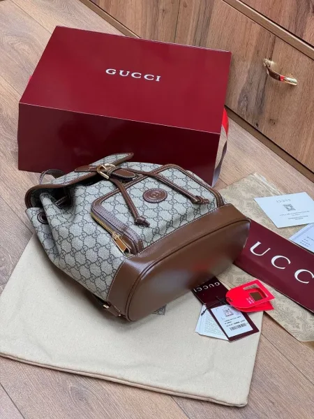 Рюкзак Gucci из натуральной кожи — фото 3