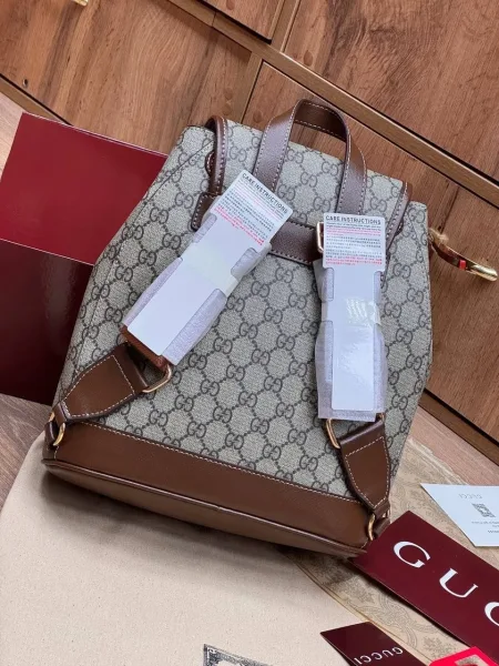 Рюкзак Gucci из натуральной кожи — фото 6