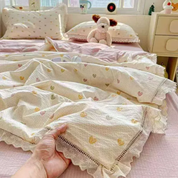 Комплект постельного белья, хлопок, креп жатка — фото 1