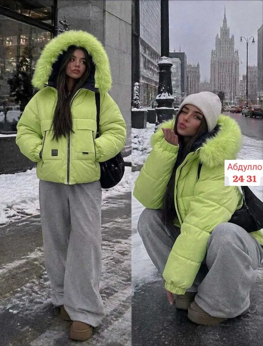 Бомбический куртка зима — фото 2