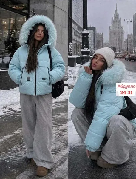 Бомбический куртка зима — фото 3