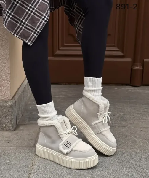 Miu-Miu платформы на зиму — фото 6