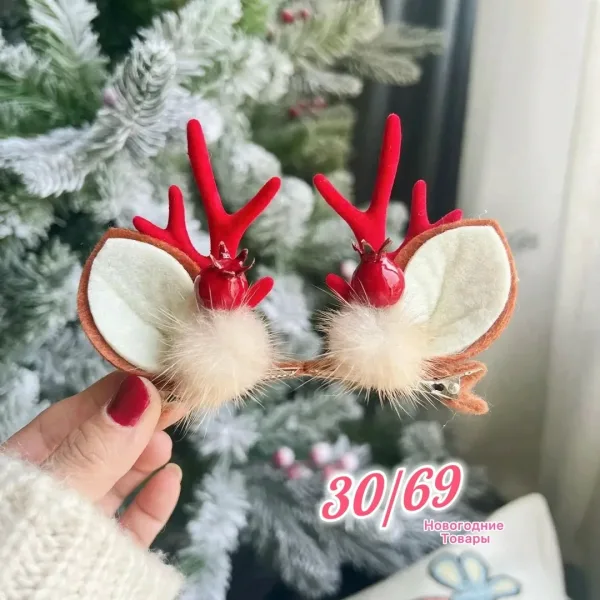 Новогодние заколки — фото 6