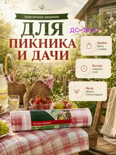 Скатерть одноразовая в рулоне — фото 1