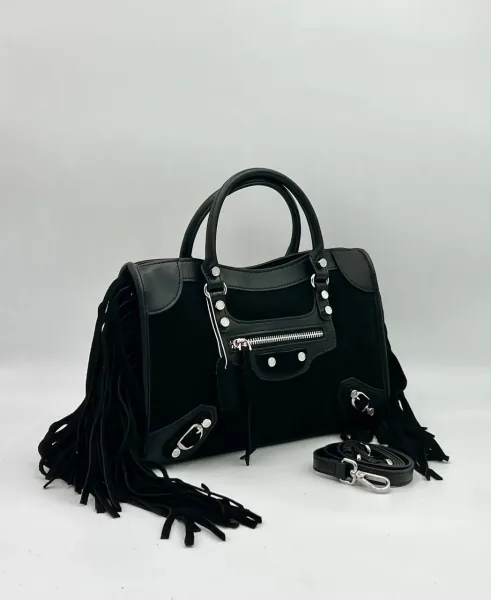 Сумка BALENCIAGA из натуральной замши — фото 1