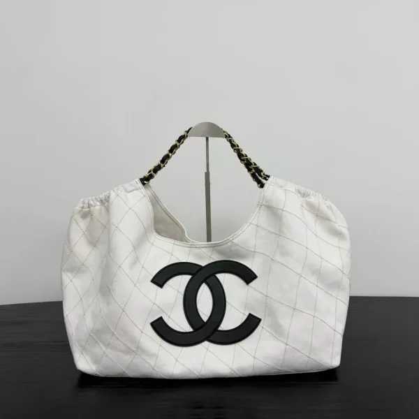 Сумка Chanel 2026, жаккард и кожа — фото 1
