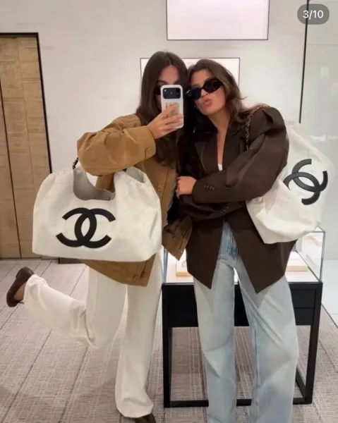 Сумка Chanel 2026, жаккард и кожа — фото 4