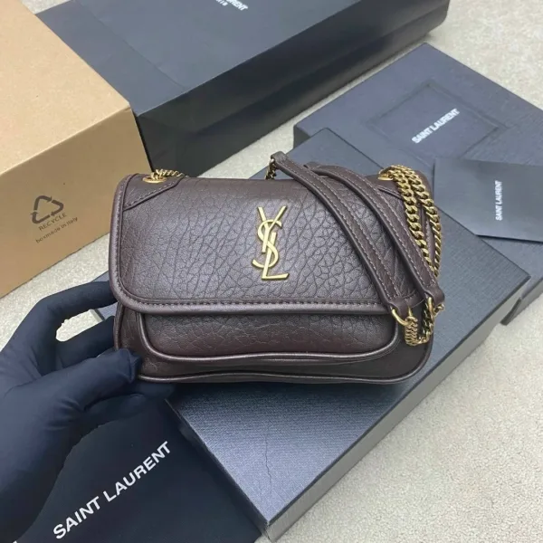 Сумка SAINT LAURENT Niki, кожа — фото 7