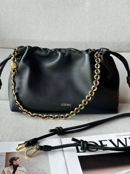 Сумка LOEWE кожа и замша — фото 3