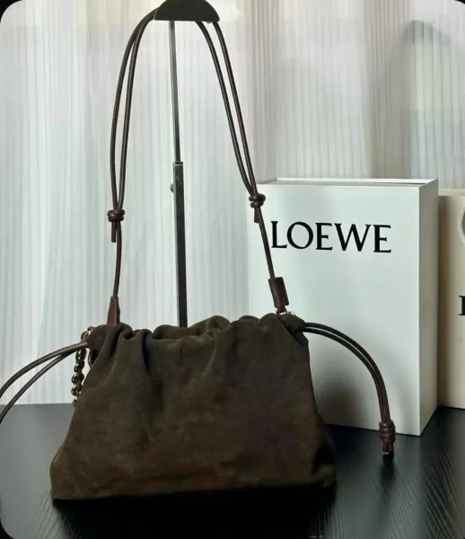 Сумка LOEWE кожа и замша — фото 5