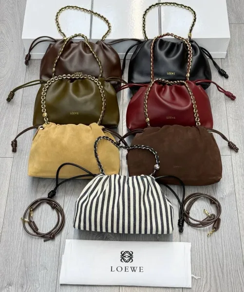Сумка LOEWE кожа и замша — фото 9