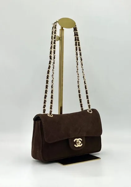 Сумка CHANEL из натуральной замши — фото 3