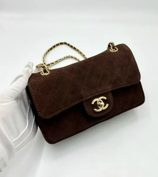 Сумка CHANEL из натуральной замши — фото 6