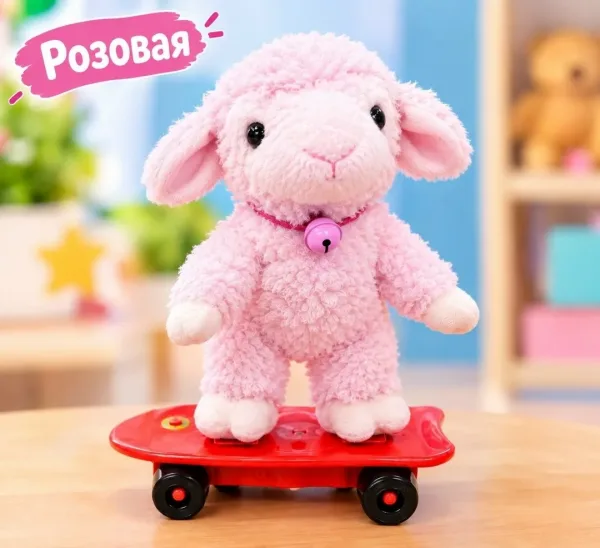 Игрушка-овечка на скейте танцует под 8 мелодий — фото 3