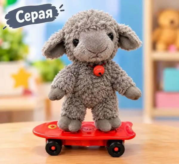 Игрушка-овечка на скейте танцует под 8 мелодий — фото 4