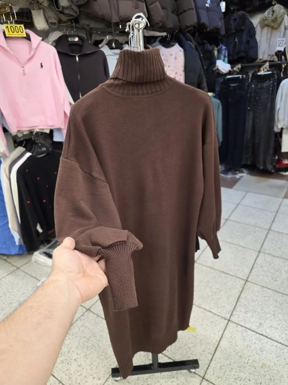 Туника платье удлинённая длина по спине — фото 1