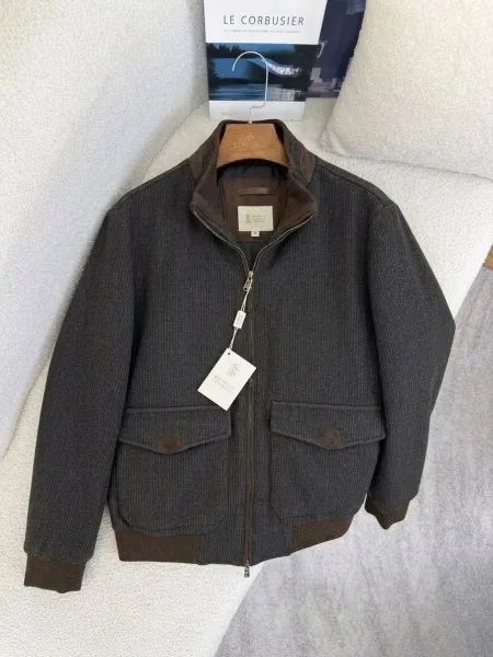 Куртка Brunello Cucinelli из кашемира и шерсти — фото 5