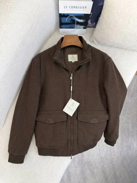 Куртка Brunello Cucinelli из кашемира и шерсти — фото 8
