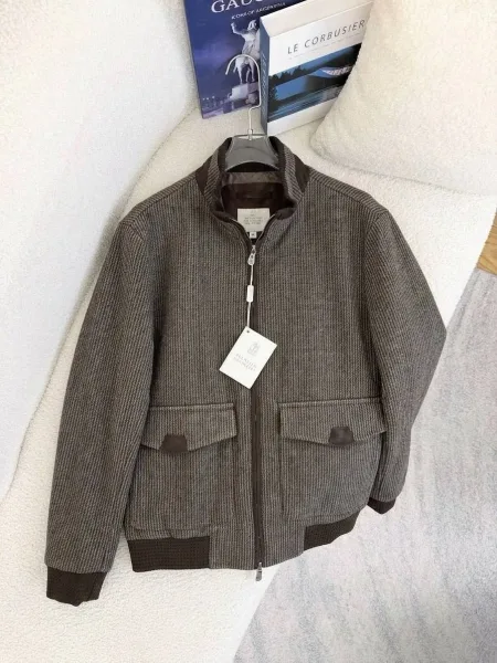 Куртка Brunello Cucinelli из кашемира и шерсти — фото 9