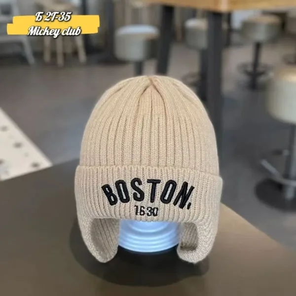 Детская вязаная шапка Boston тепло и комфорт каждый день — фото 3
