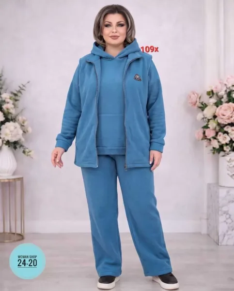 Костюм тройка из флиса — фото 2