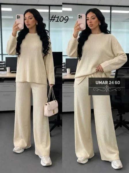 Костюм двойка из ткани лапша — фото 4