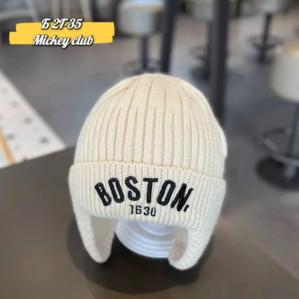 Детская вязаная шапка Boston тепло и комфорт каждый день — фото 1