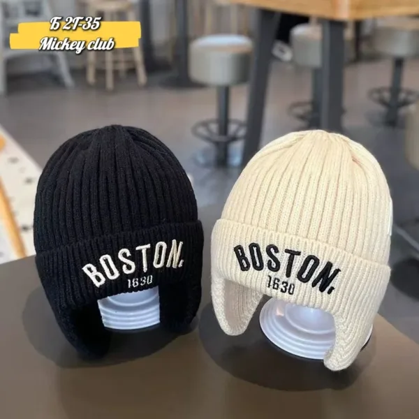 Детская вязаная шапка Boston тепло и комфорт каждый день — фото 4