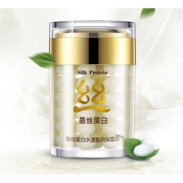 BIOAQUA Увлажняющий крем для лица с шелком Silk Protein — фото 4