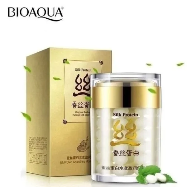 BIOAQUA Увлажняющий крем для лица с шелком Silk Protein — фото 1