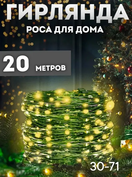 Гирлянда роса — фото 1