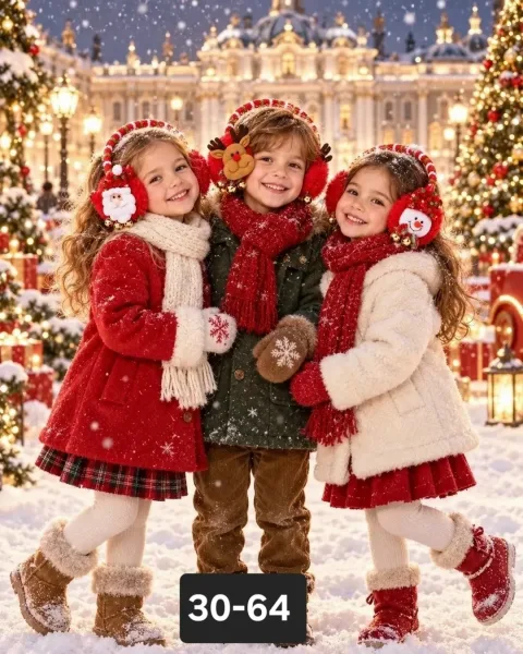 Новогодний Наушники меховые — фото 1