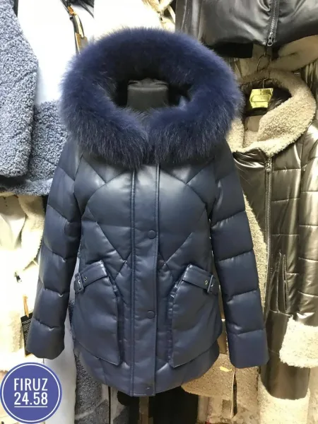 Куртка из ткани Эко кожа — фото 5