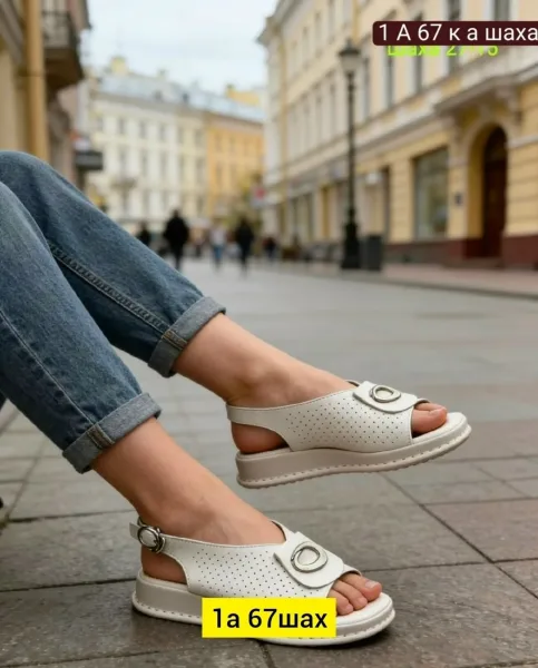 Туфли женские кожаные — фото 5