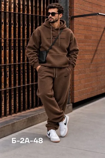 Костюм Nike из плотного двустороннего флиса — фото 2