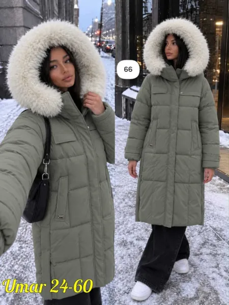 Тёплая куртка с мягким мехом для уюта и стиля — фото 2