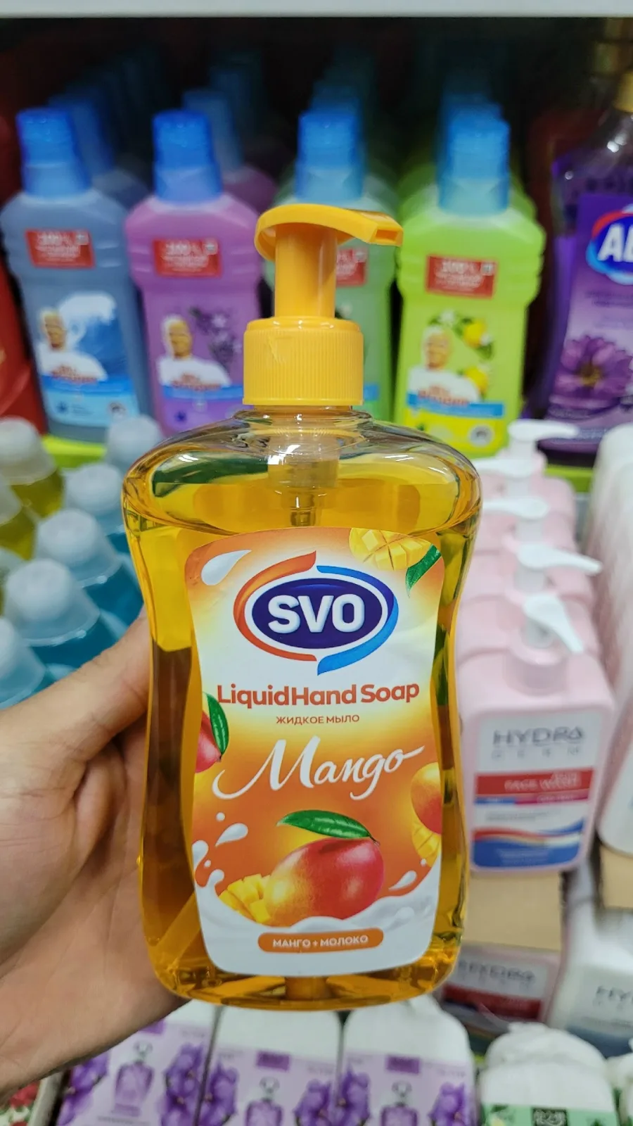 Жидкое мыло для рук SVO с дозатором, аромат маракуйи — фото 2
