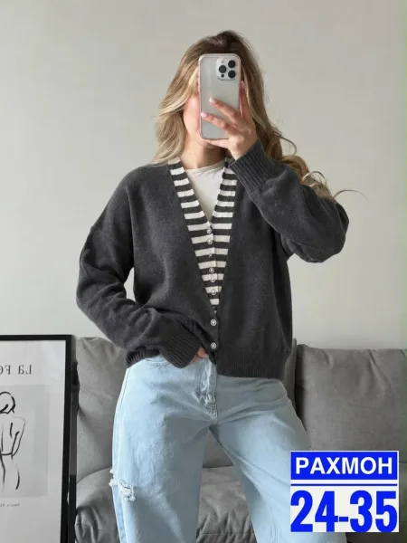Кардиган из мягкого Кашмира — фото 4