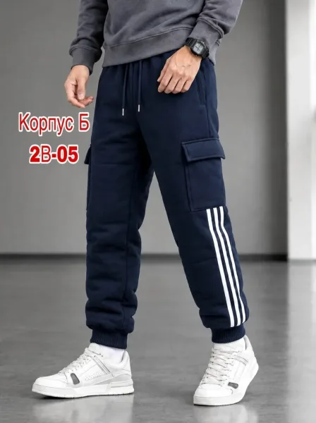 Тёплые брюки из качественного флиса — фото 2