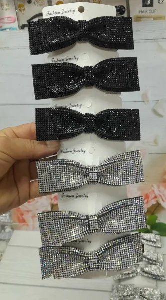 Заколька автомат состразами — фото 3